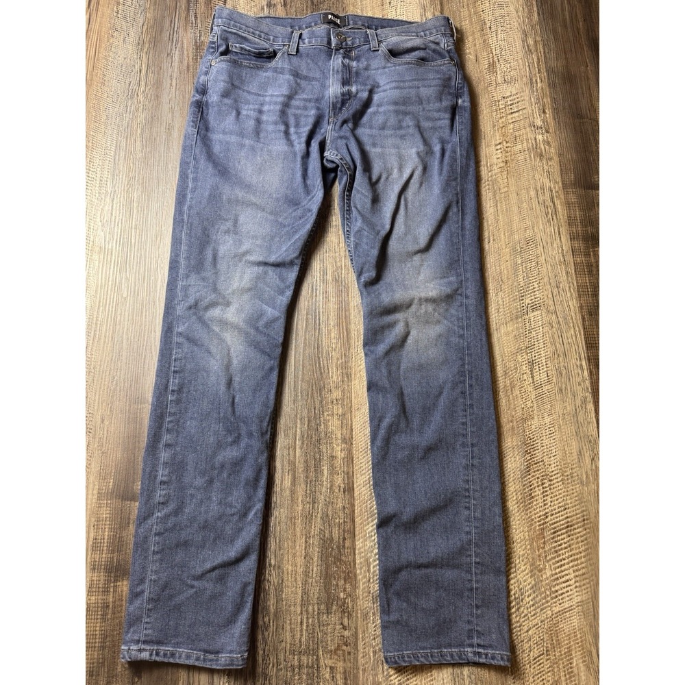 Paige Jeans Mens 33 Lennox Skinny Blue‎ Denim Pants W33 33x31 Rayon Blend